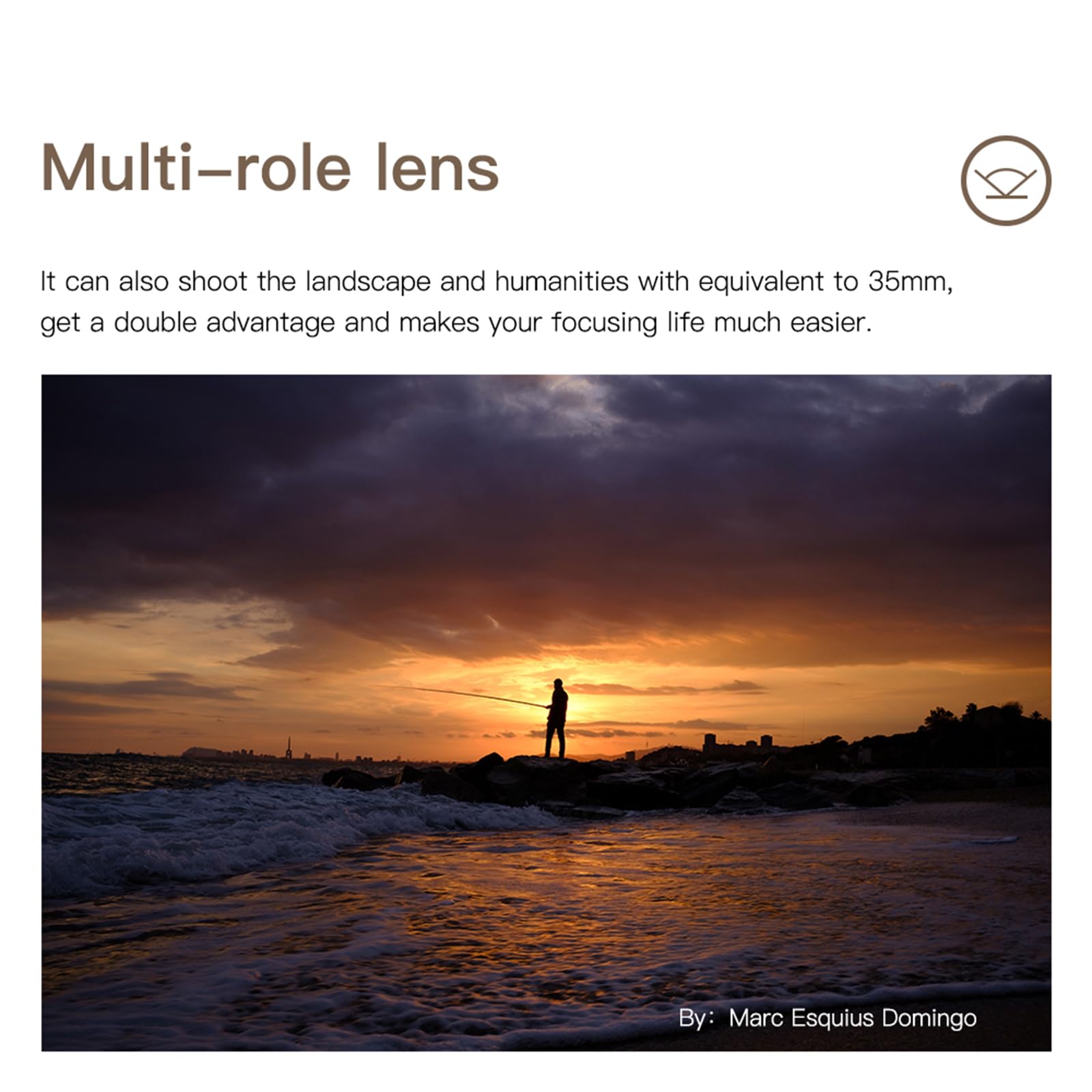 TTARTISAN 23 mm F1.4 APS-C manueller Fokus Kameraobjektiv für Sony E-Mount (E-Mount)