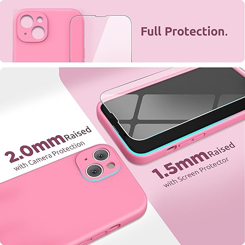 Miniatura 60 de SURPHY Compatible con iPhone 13 Mini Funda con Protector de Pantalla, (Protección de Cámara y Forro de Microfibra Suave) Funda de Teléfono