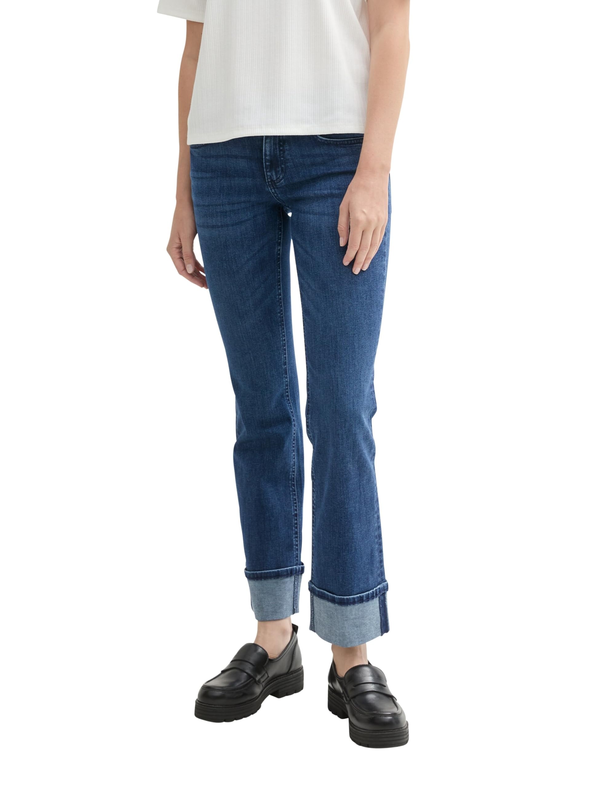 Tom Tailor Damen Alexa Straight Jeans 1043460