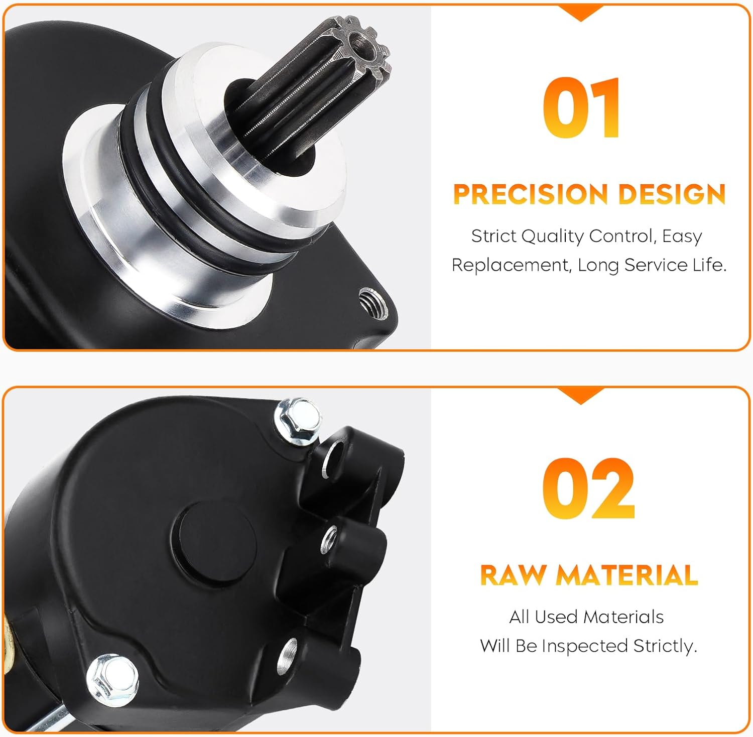 New Starter for Kawasaki Polaris Slrotax Marine JB650 JF650 JH750 JH1100 Genesis Freedom SL 650 GTX LRV RX 410-54000, SMU0024, PWB1000, PWK650, 21163-3702, 3240110