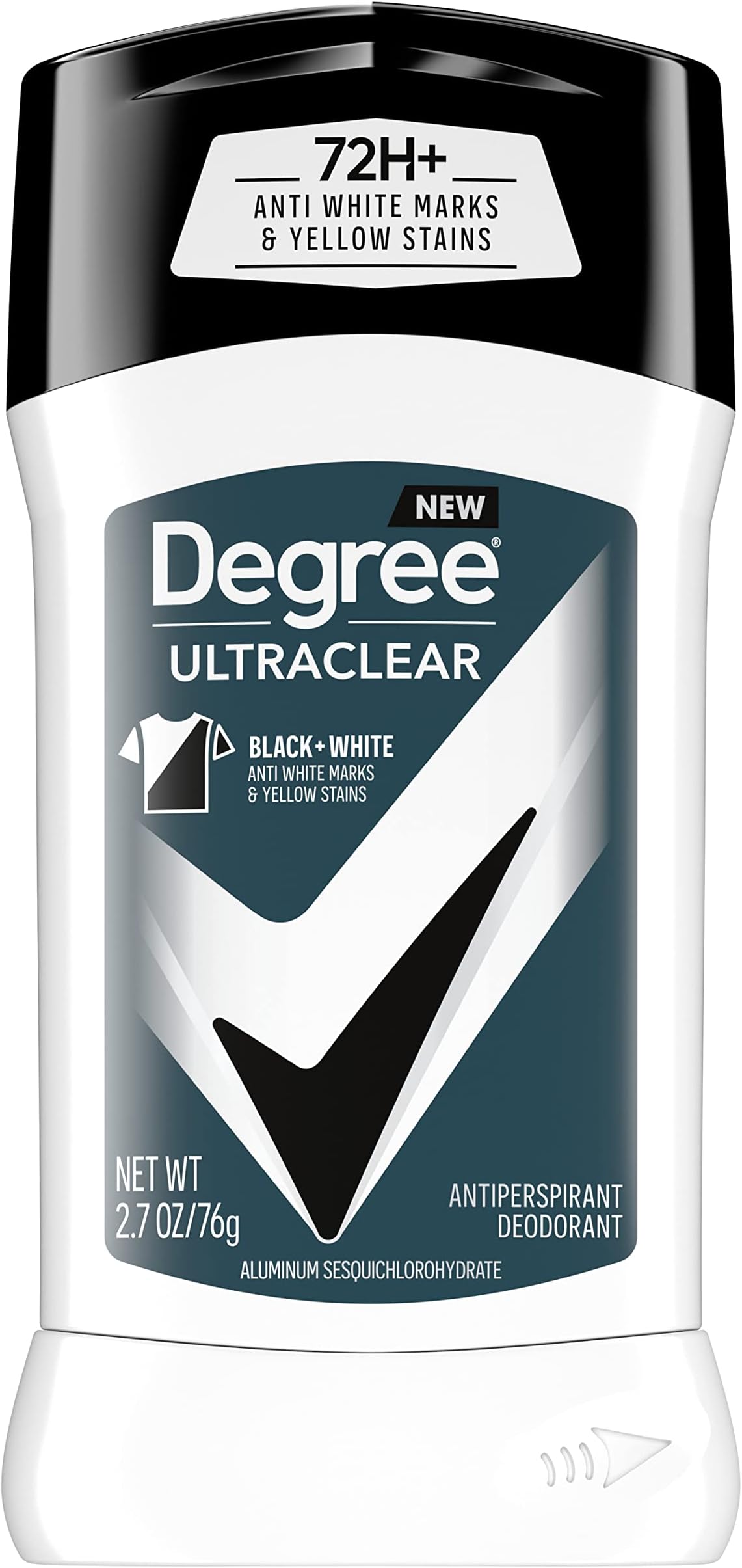 Men UltraClear Antiperspirant Deodorant Black+White 72-Hour Sweat and Odor Protection Antiperspirant For Men With MotionSense Technology 2.7 oz