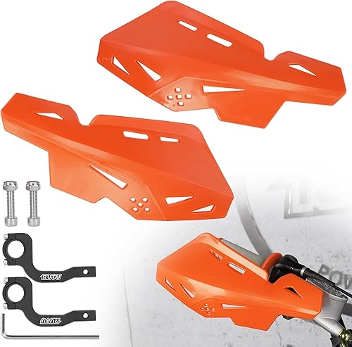 RUTU Paramanos de motocicleta de 78 pulgadas, 0.866 in, paramanos de motocicleta con soporte CNC, par para motos Dirt Pit, Motocross, ATV, CRF KLX
