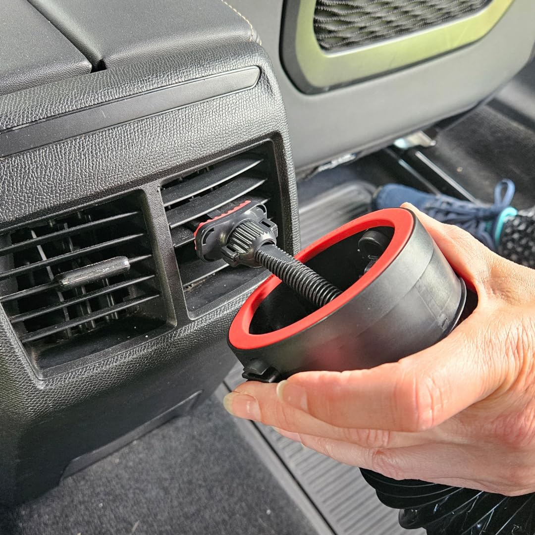 Doggyfresh Lüftung, Kühlung für Hunde im Auto (Rot) | Aktiver Lufttransport
