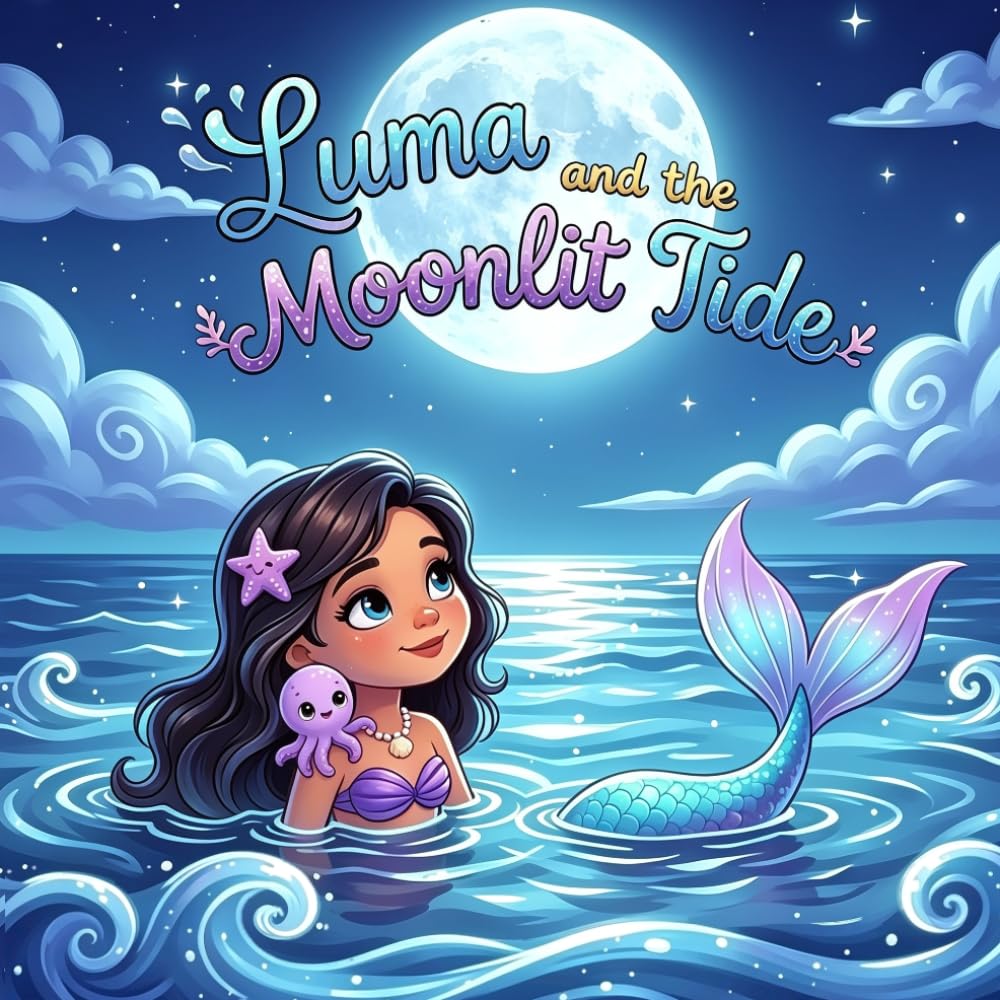 Luma and the Moonlit Tide: A Magical Ocean Adventure puzzle book with Activities, and Underwater Secrets for Ages 2–6 (Luma and Olas adventures)