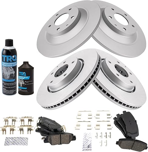 TRQ BKA24970 - Kit de freno de disco de cerámica