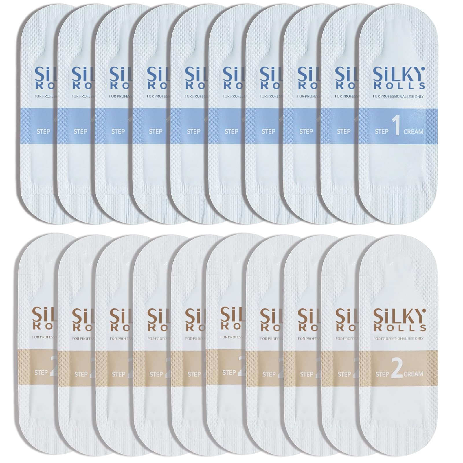 SILKY ROLLS 付けまつ毛カールセットクリーム 10袋セット (STEP…