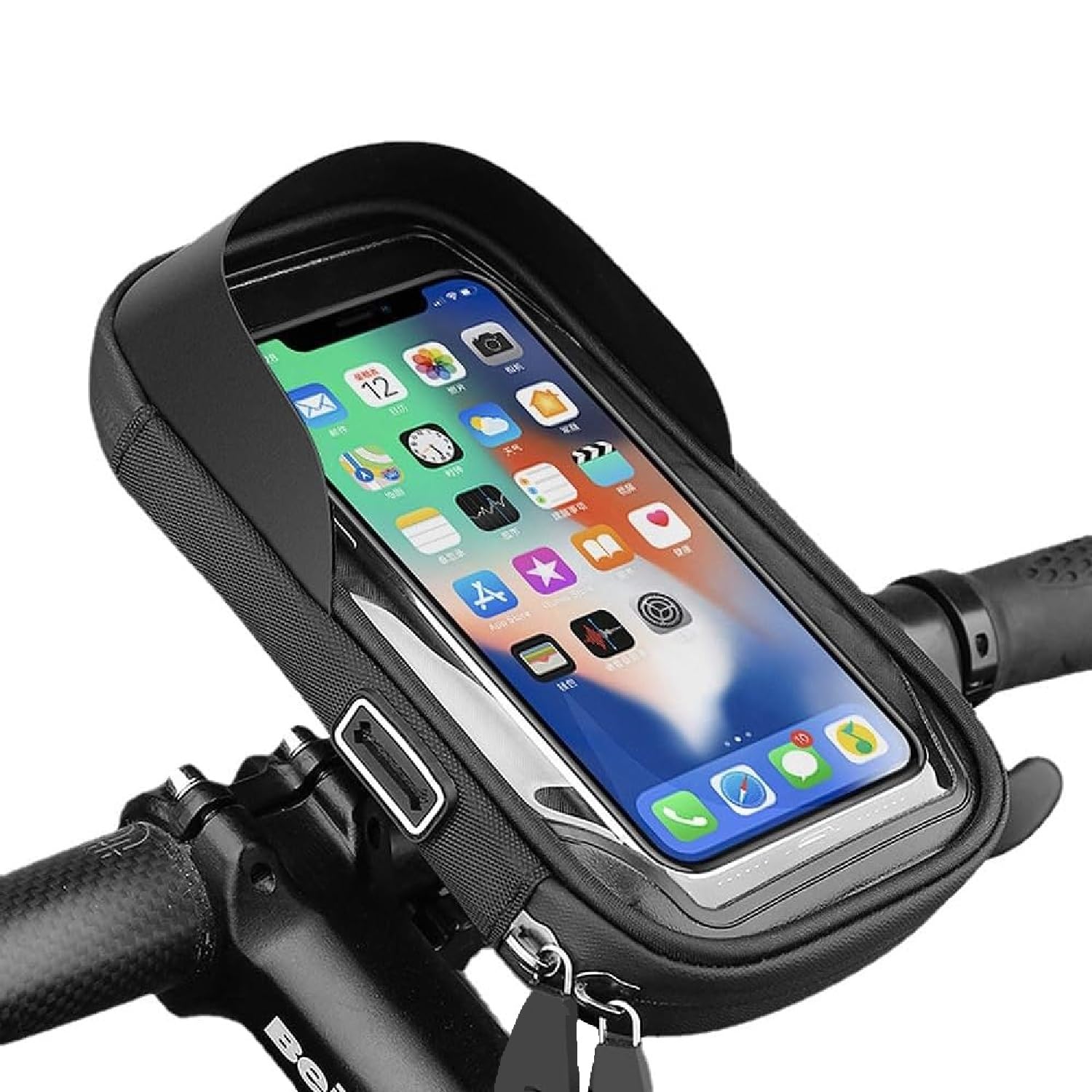 Amazon.co.jp: koundeneko 自転車 スマホホルダー レインカバー