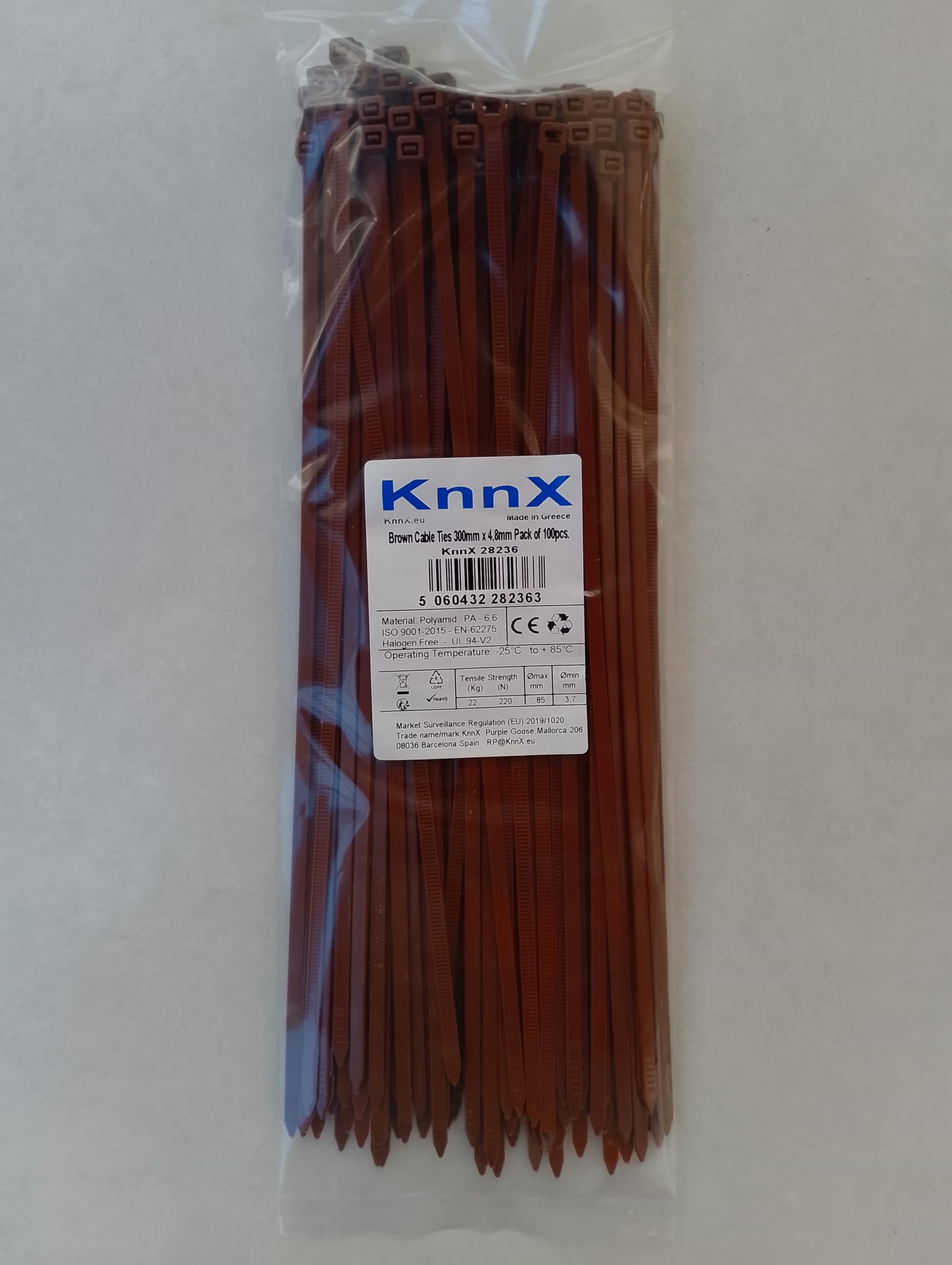 Kabelbinders 250x4,8mm - 1000 stuks - Bestel nu