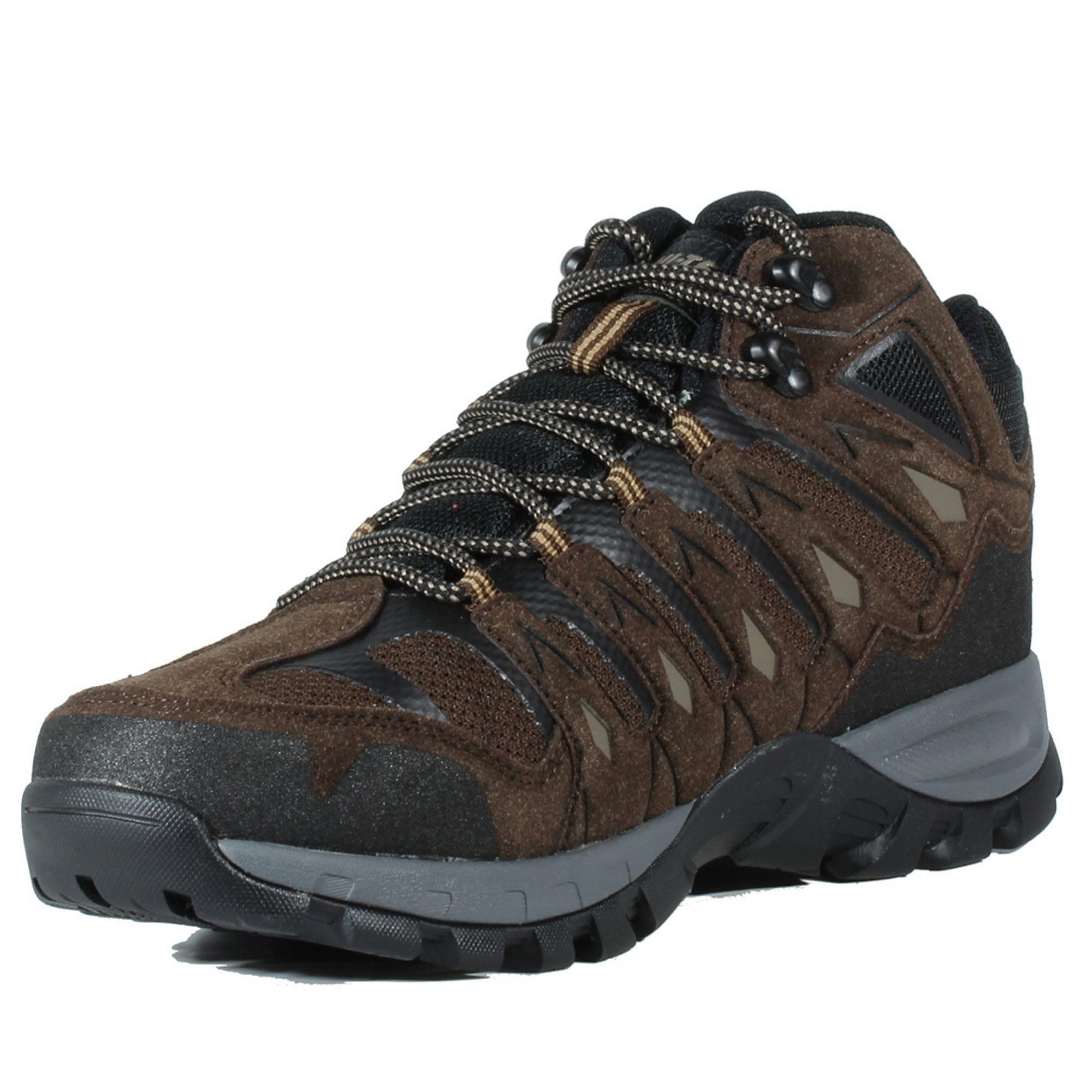 HI-TEC Corzo Mid WP - botas trekking,zapatillas montaña hombre,impermeables, ajuste seguro, protección del empeine, estabilidad en terrenos difíciles, excelente amortiguación, tracción superior