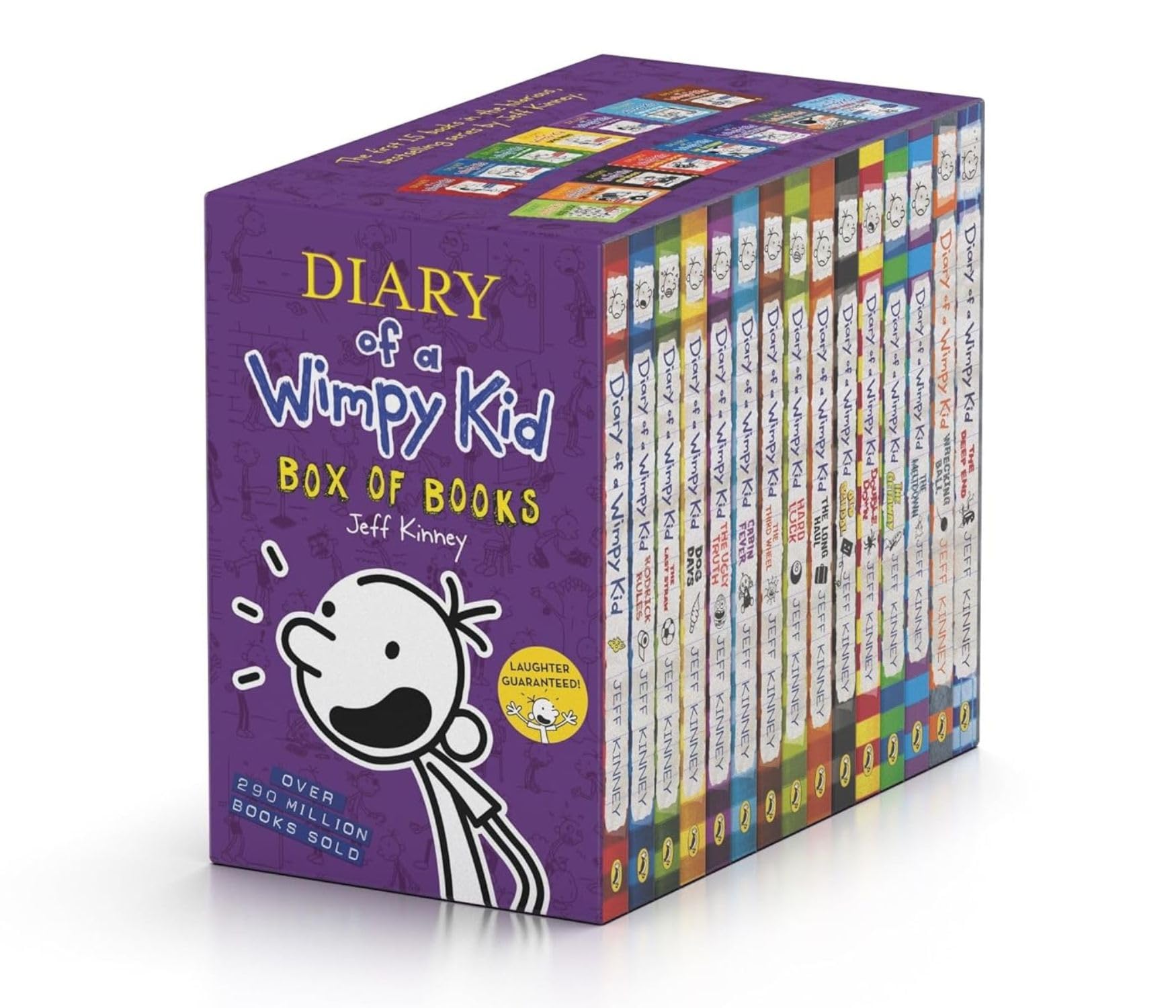 Diary of a Wimpy Kid Boxset: 15 Books Collection (Books 1-15) | #1 International Bestselling Series | 250 Million Copy Bestseller | Ages 8-12 Years
