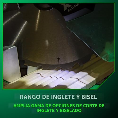 Miniatura 7 de Metabo HPT Sierra de inglete deslizante de doble bisel de 12 pulgadas, velocidad sin carga de 4000 RPM, rango de bisel izquierdo y derecho de 45,