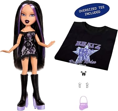 Bratz Stylin Birthdayz Jade Fashion Doll with Customizable T-Shirt for You and Accessories