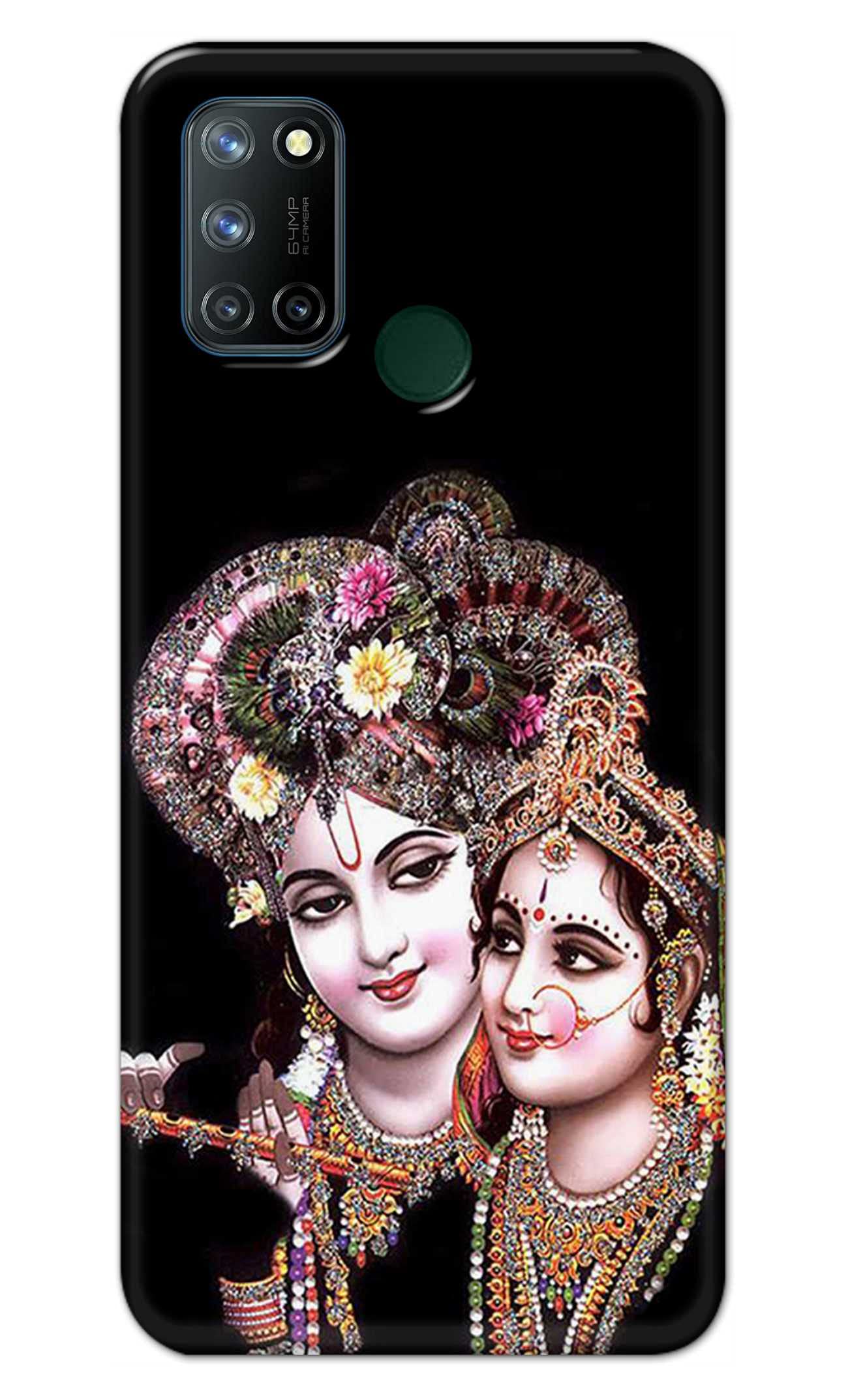 PradhCases Lord Krishna Radha Hindu International God Amazing Flute Printed Designer Hard Back Case Cover for Relame C17 / Realme 7i -(HT) MSP2004