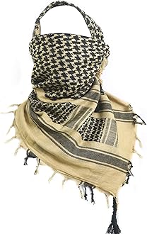 Cotton Shemagh Tactical Military Scarf Palestine Scarf for Men&Women