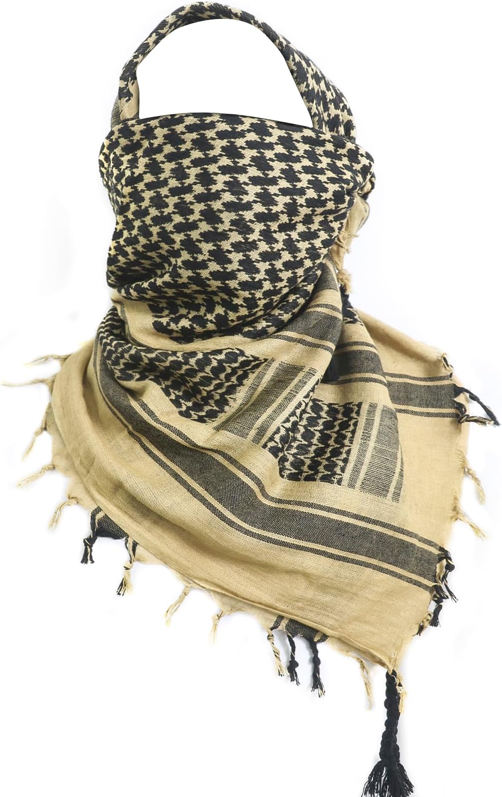Cotton Shemagh Tactical Military Scarf Palestine Scarf for Men&Women