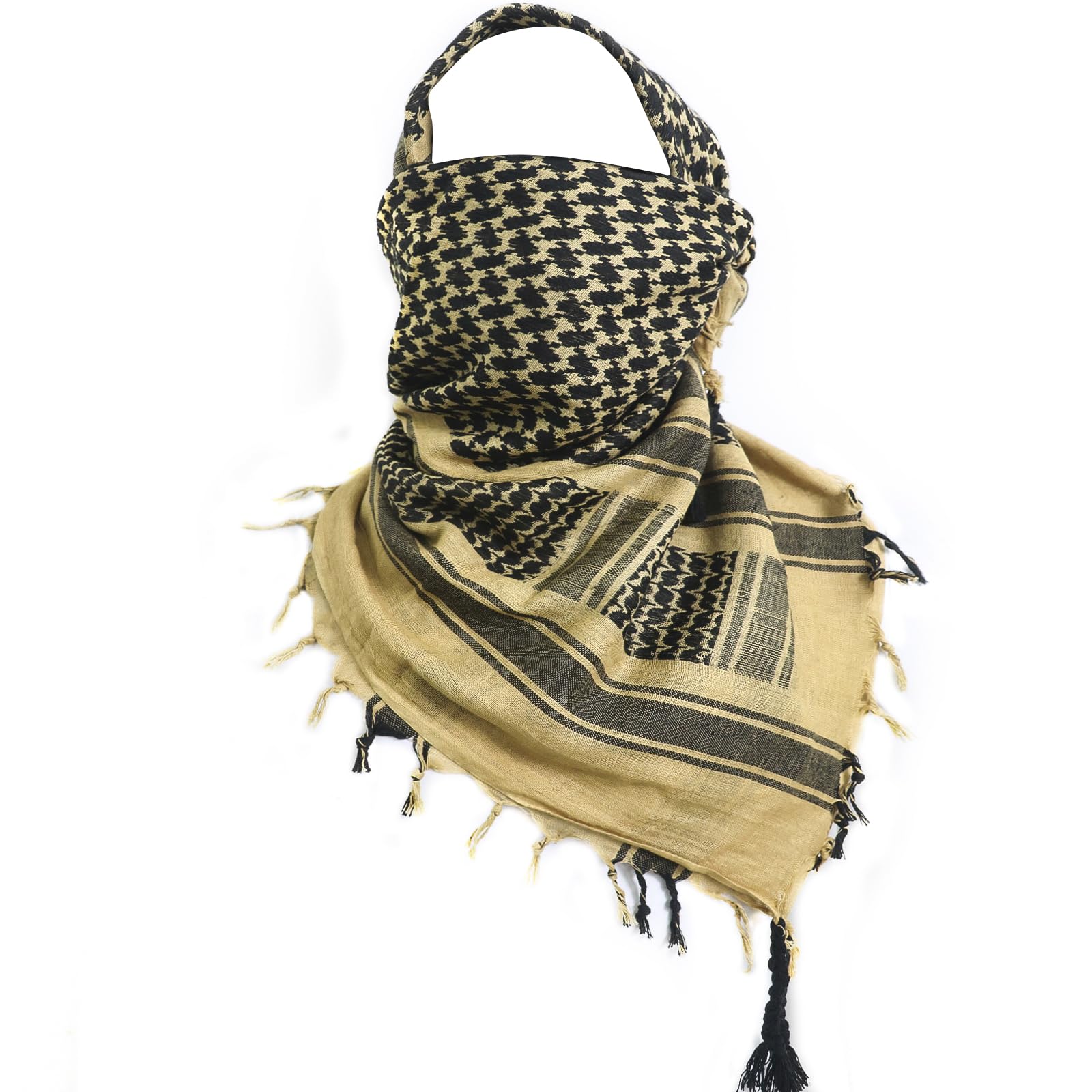 Cotton Shemagh Tactical Military Scarf Palestine Scarf for Men&Women