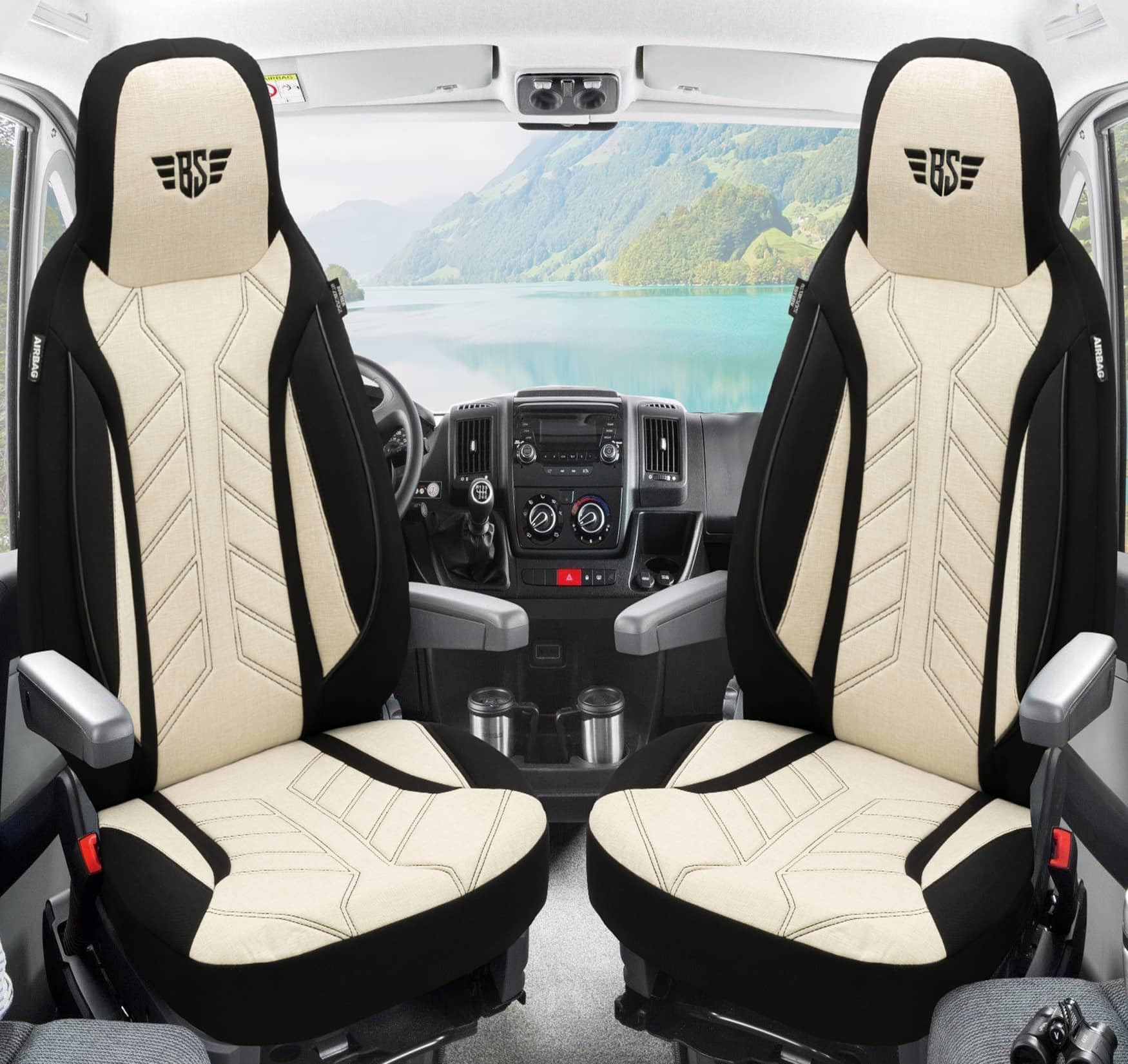 BREMER SITZBEZÜGE Housses de Protection pour Camping-Car pour Ford Nugget Transit Custom PLKT207