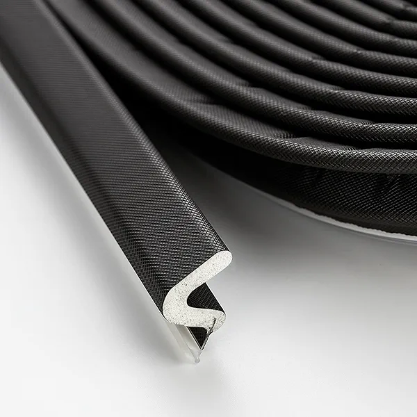 Weather Stripping Door Seal Strip - Soundproof Q-Shaped Foam for Exterior Door Frame, Large Gap Seal, Noise Cancelling, Easy to Install (Black, 26FT)