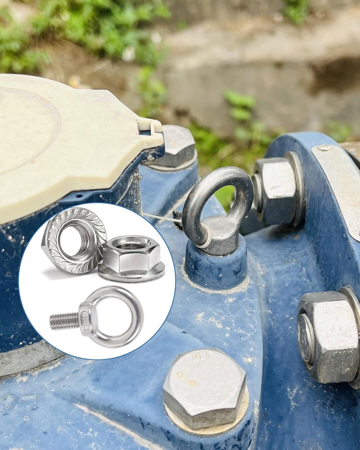 Viti A Occhiello M10 X 73mm | 5 Pezzi In Acciaio Zincato | Per Soffitto, Sacco Boxe, Piante - Foto 13