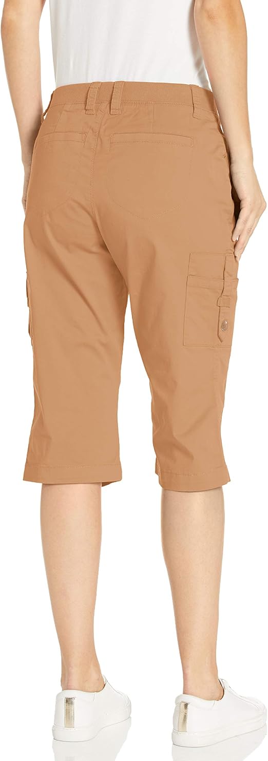 go Relaxed Fit Cargo Skimmer Capri Pant 