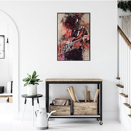 Miniatura 8 de Stevie Guitar Ray Singer Vaughan Fashion - Rompecabezas de madera para adultos, rompecabezas de 1000 piezas, rompecabezas de 1000 piezas con caja