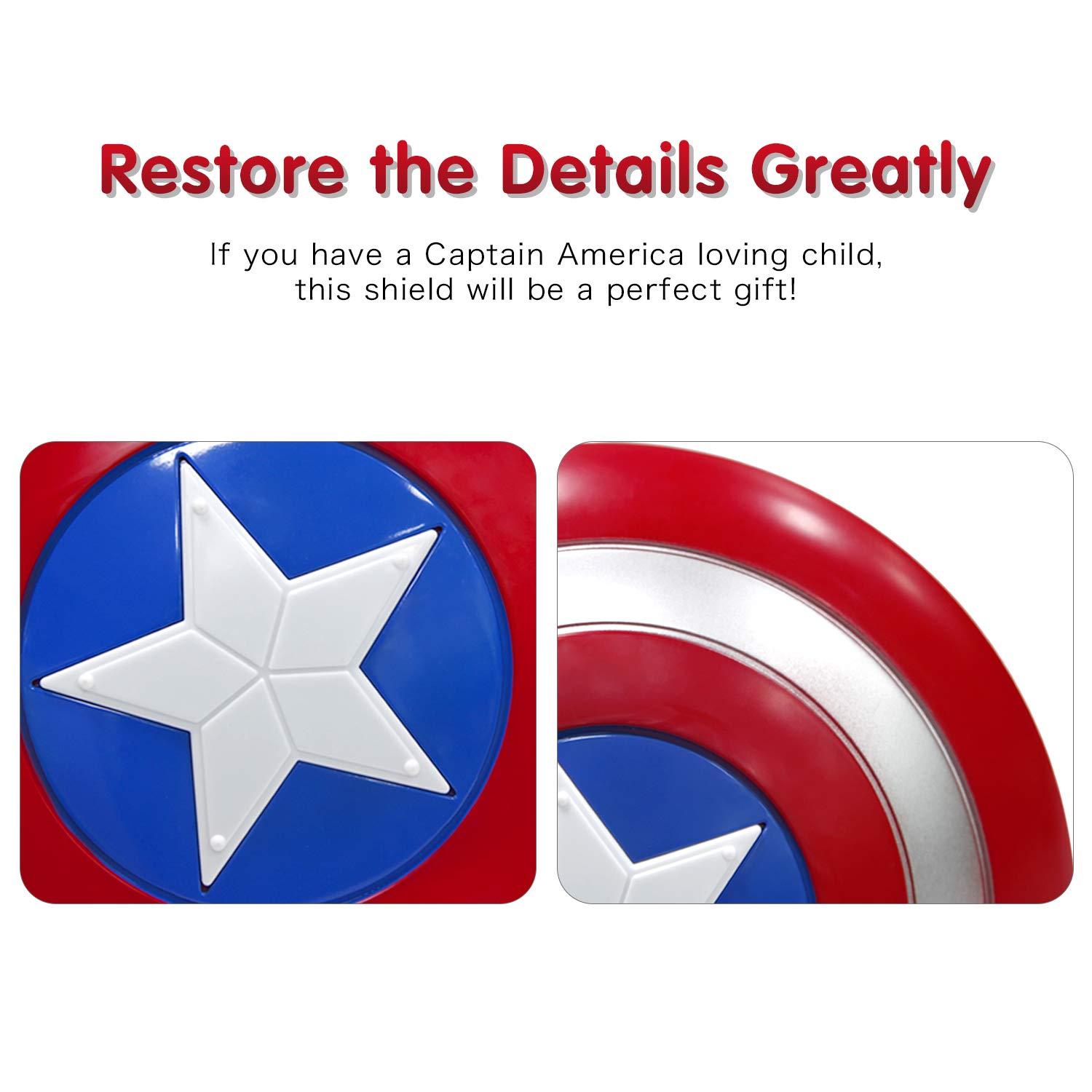 Captain America 12 Inch Plastic Shield main image 1