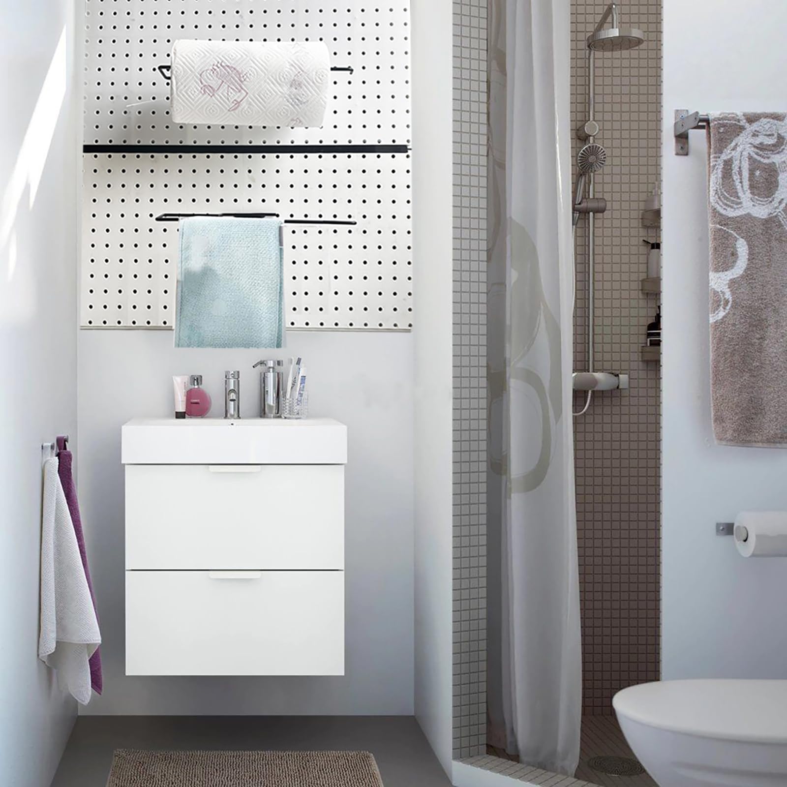 Aazon.co: Coue 6 Pack Pegboard Drill Holder, Pegboard Organization