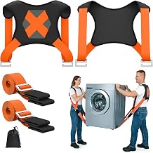 NOCOEX Moving Straps for Heavy Object - 2-Person Lifting and Moving System with Back Support - Shoulder Lifting Straps for Easily & Safely Carry Furniture Appliances Mattresses Object Up to 880 lbs