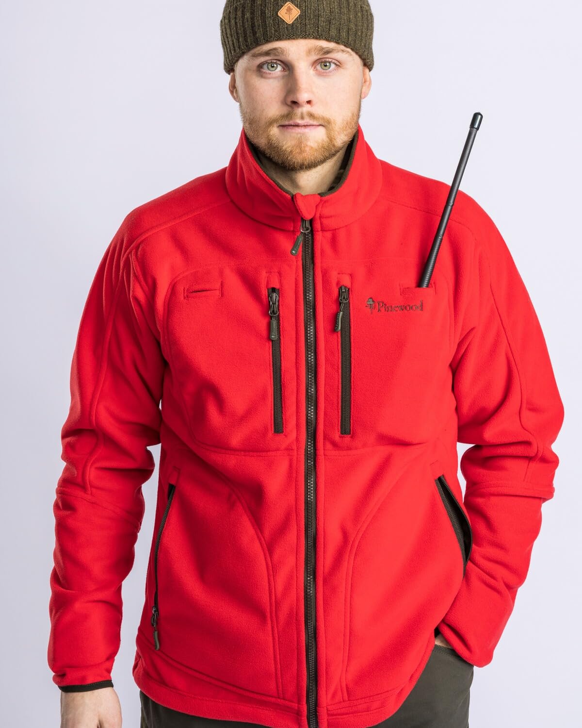 Pinewood Furudal - Forro polar reversible para hombre, para senderismo, senderismo, caza, deportes de perro y muchas actividades al aire libre