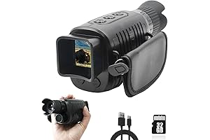 1080p Night Vision Monocular for Pitch Black Darkness