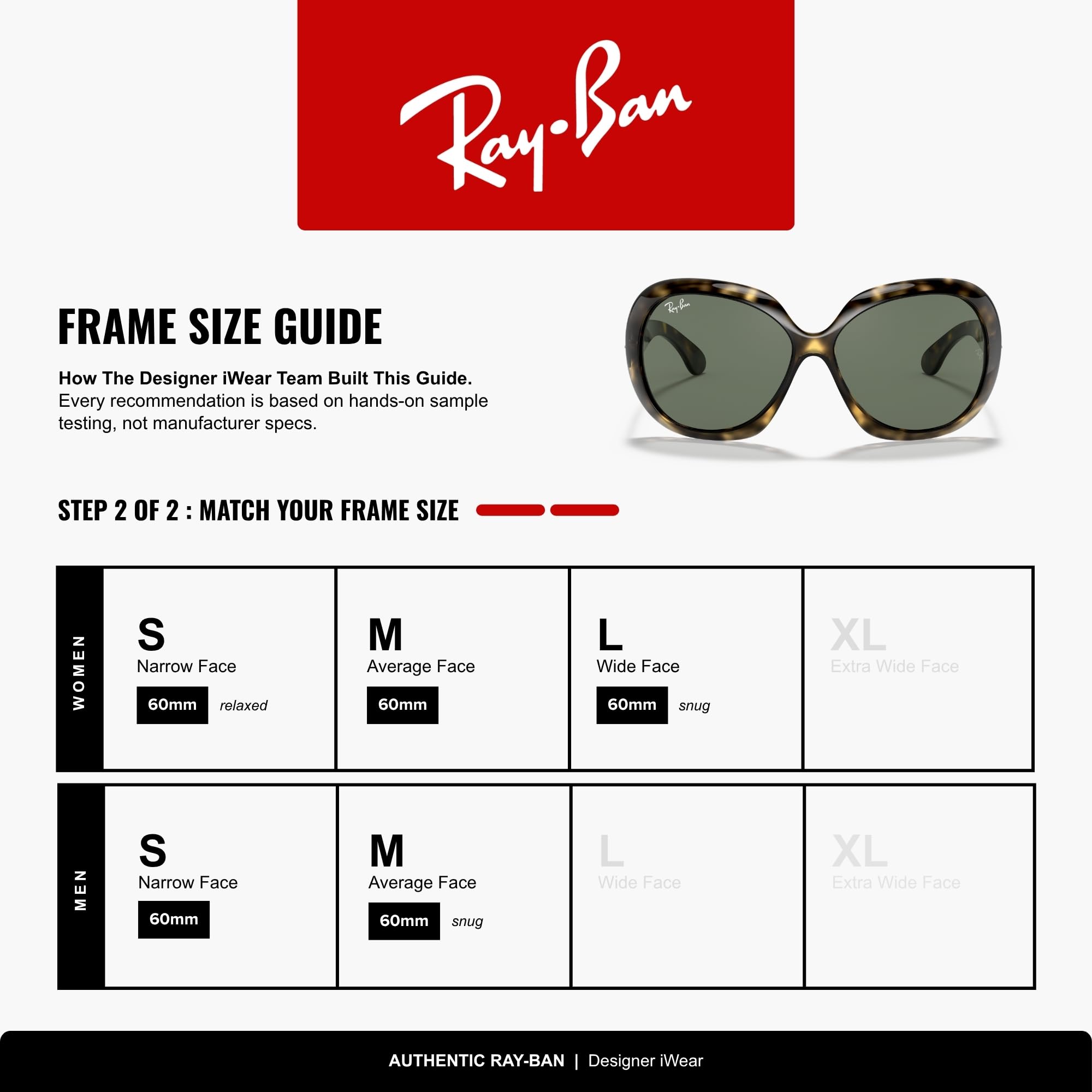 Ray Ban Unisex okulary przeciwsłoneczne Metal De 56