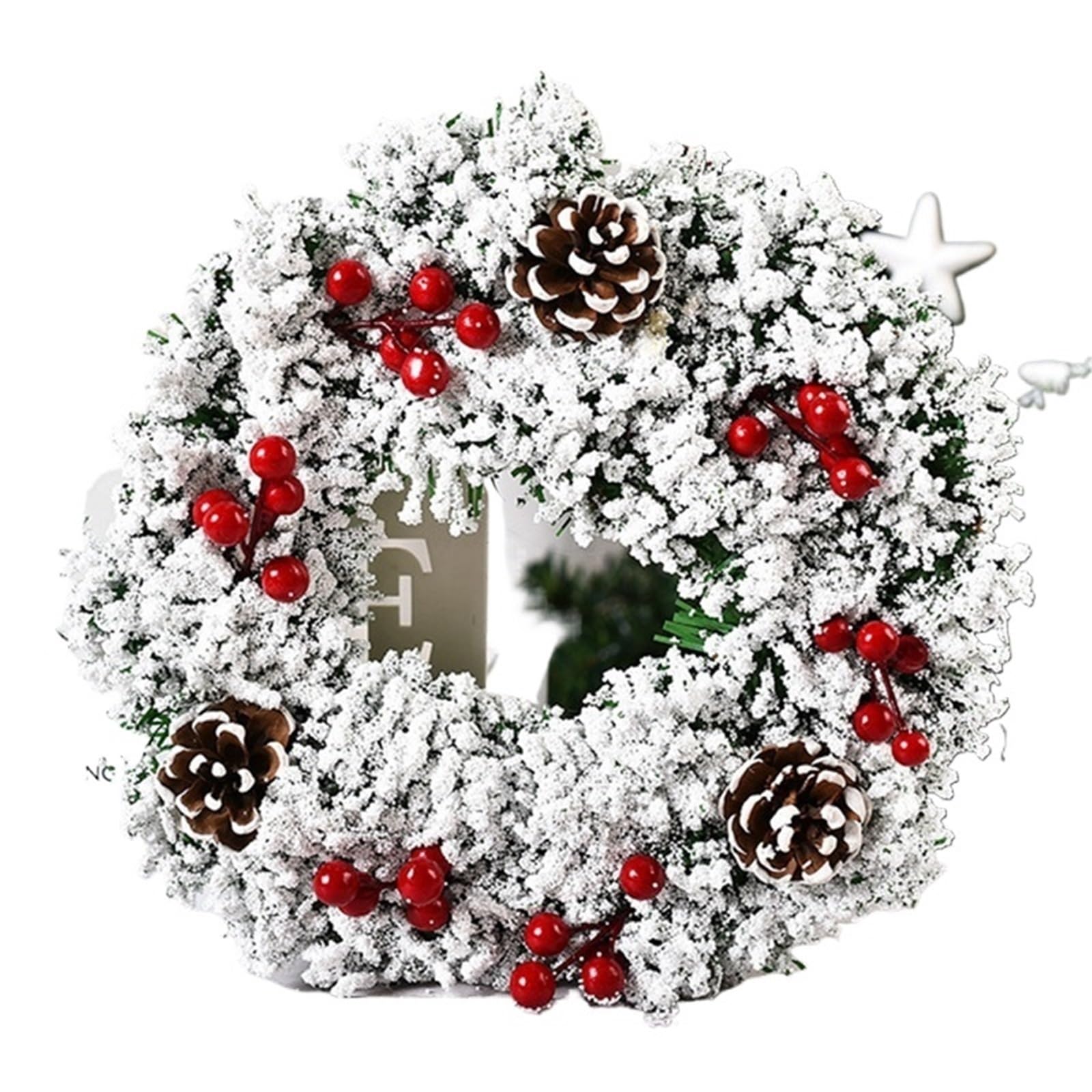 Wreaths Wreath Decoration Garland Front Door Window Pendant Ornament Party Supplies(Style 10)