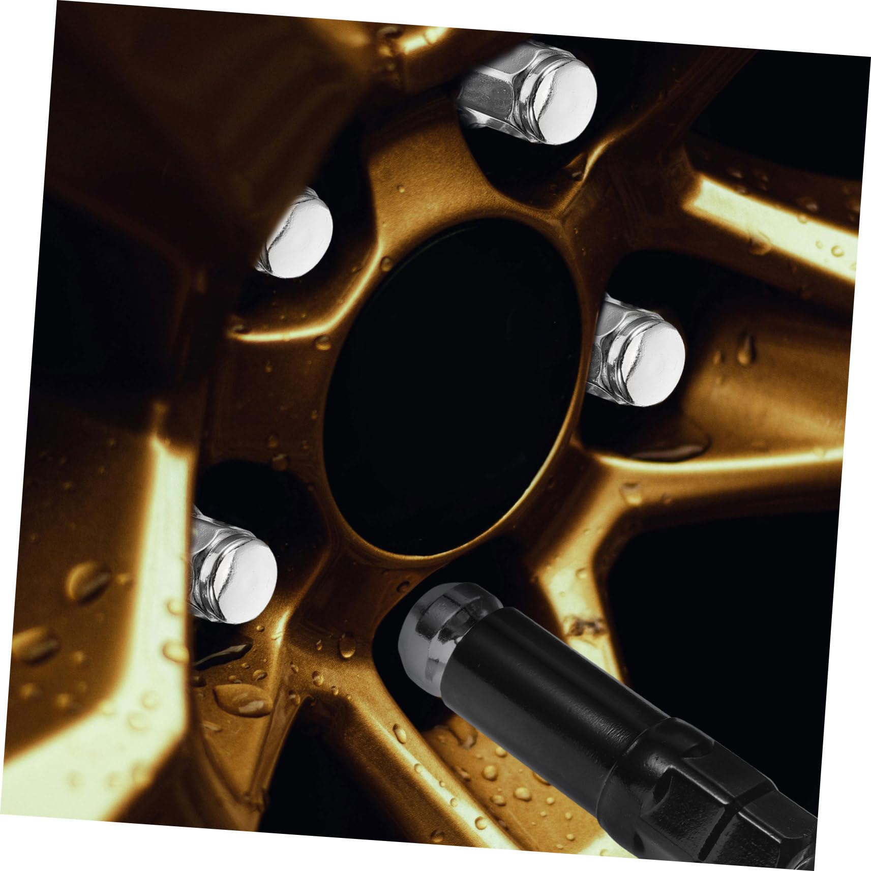 Capuchons D’écrou de Roue pour Voiture M12x1.5 Acier Argenté 21pcs | Accessoires Pneus et Jantes Auto, Montage Facile, Aspect Soigné, Lot de 21 Pièces