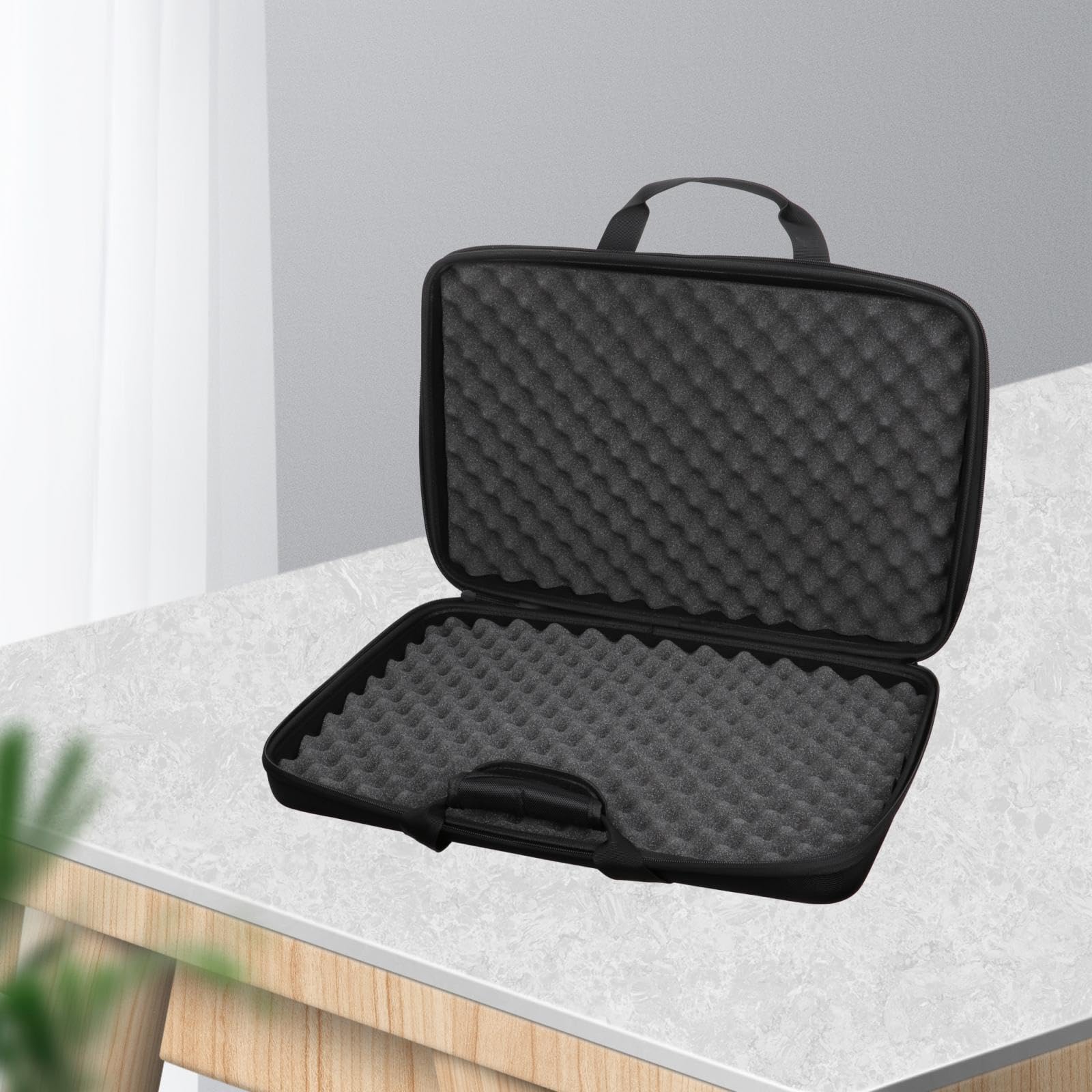 Borsa da viaggio protettiva antiurto per apparecchiature DJ, controller DJ, impermeabile, per il trasporto sicuro delle apparecchiature, custodia rigida in EVA per controller, spugna