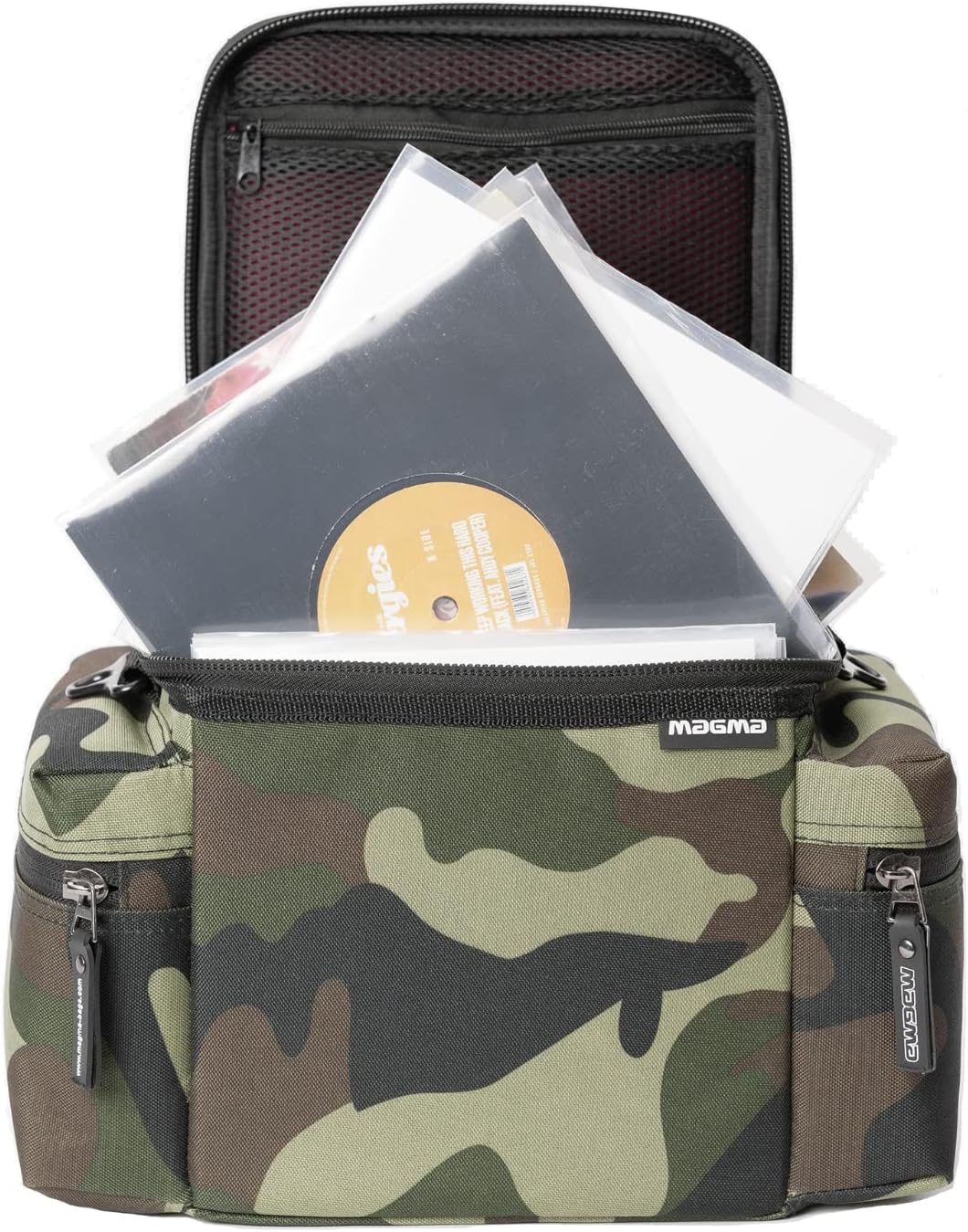 Magma 45 100 Camo-Holds up to 100 x 7-inch Records DJ Bag (MGA43019)