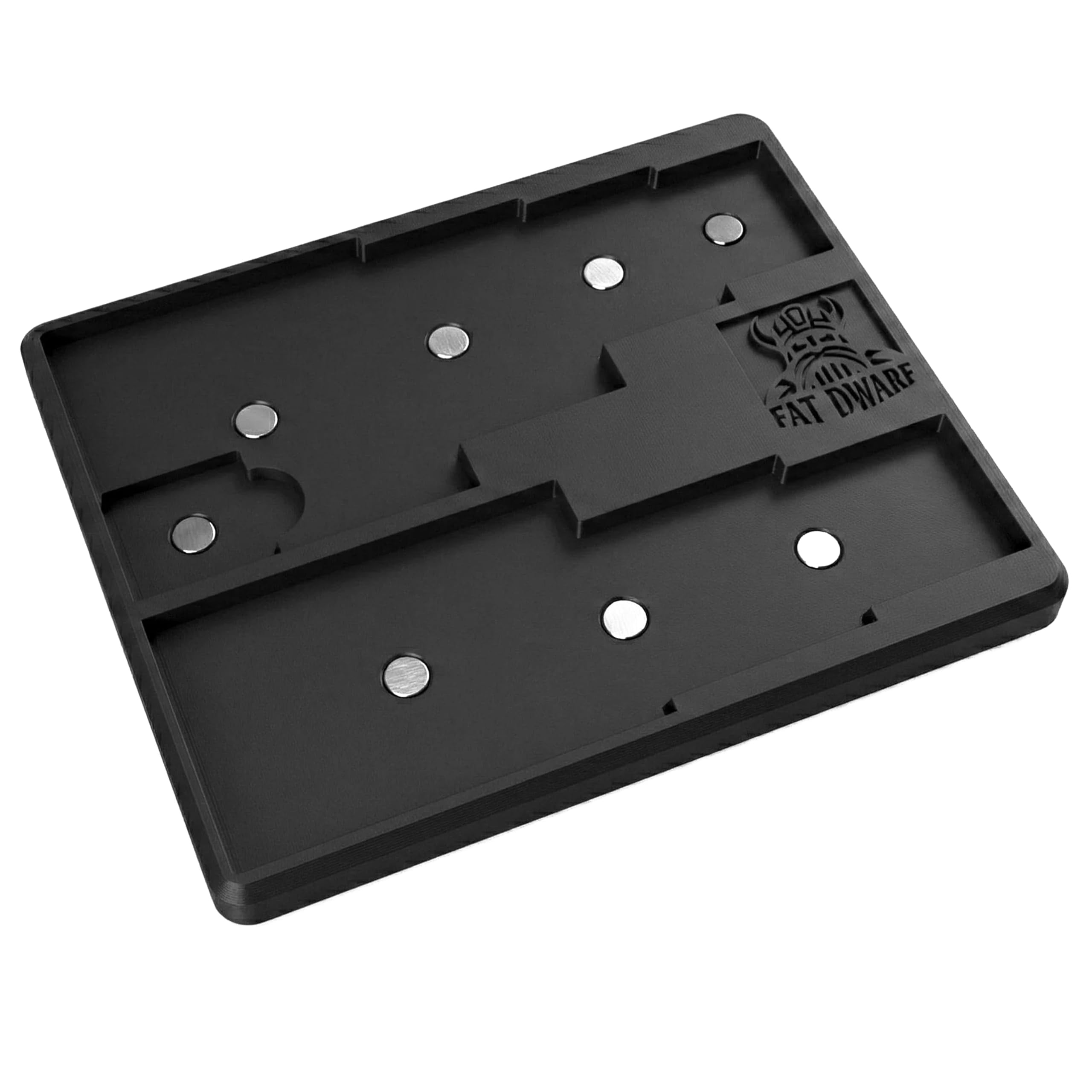 Miniature Base Magnetising Tool – Magnetic Alignment Jig for Wargaming Miniatures – Precision Hobby Tool for Base Magnet Installation, Compatible with Warhammer 40k, AoS & Old World Models (Square)