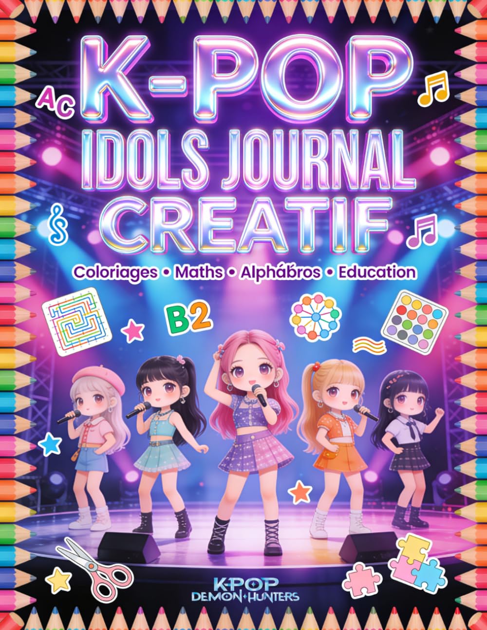 K-POP Cahier d'activités multi-jeux