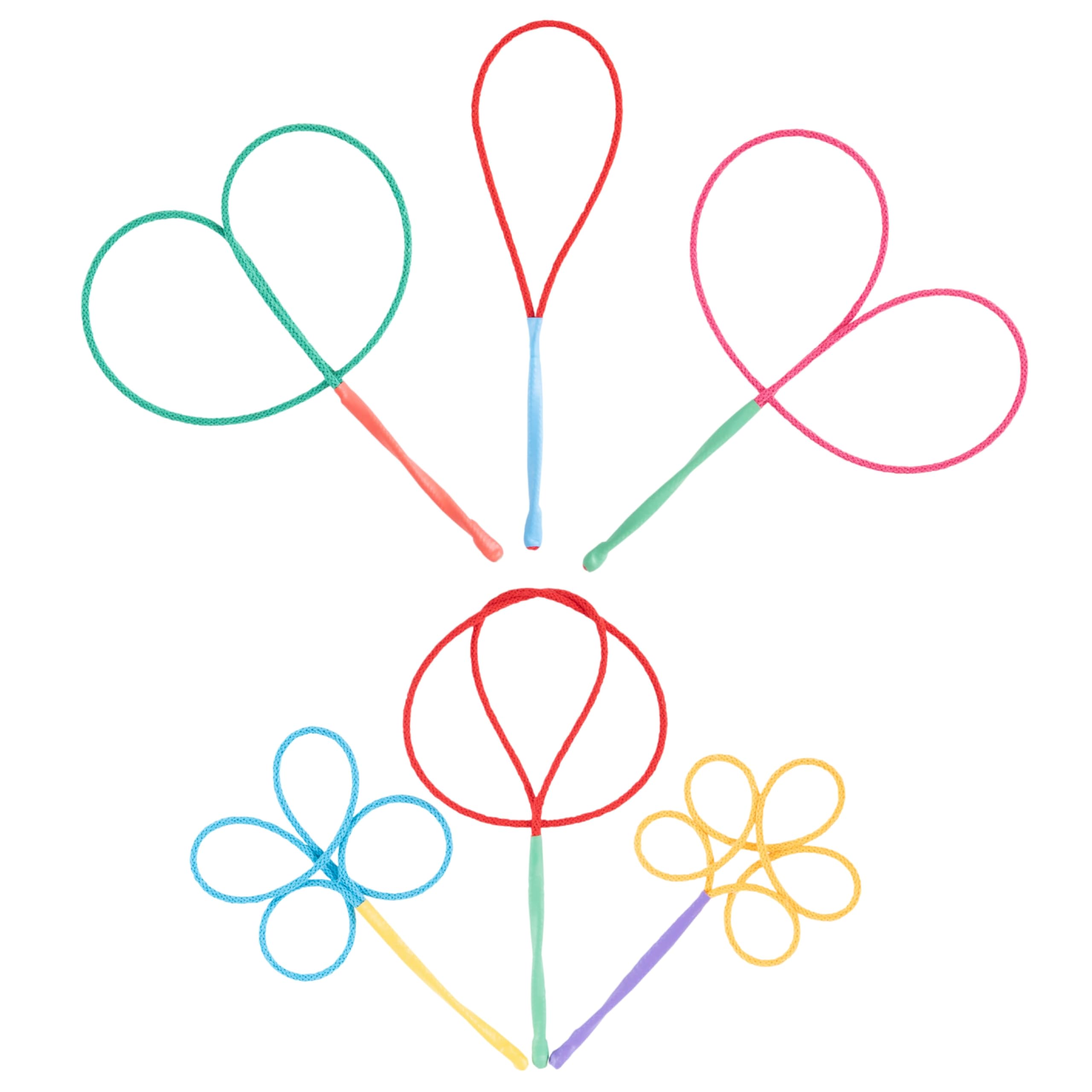 Bubble Brothers Seifenblasen Stab aus Buchenholz – Handgemacht – Riesenseifenblasen Stäbe für Kinder ab 3 Jahren – Outdoor Spielzeug (Seifenblasenringe Set – 6 Stück)