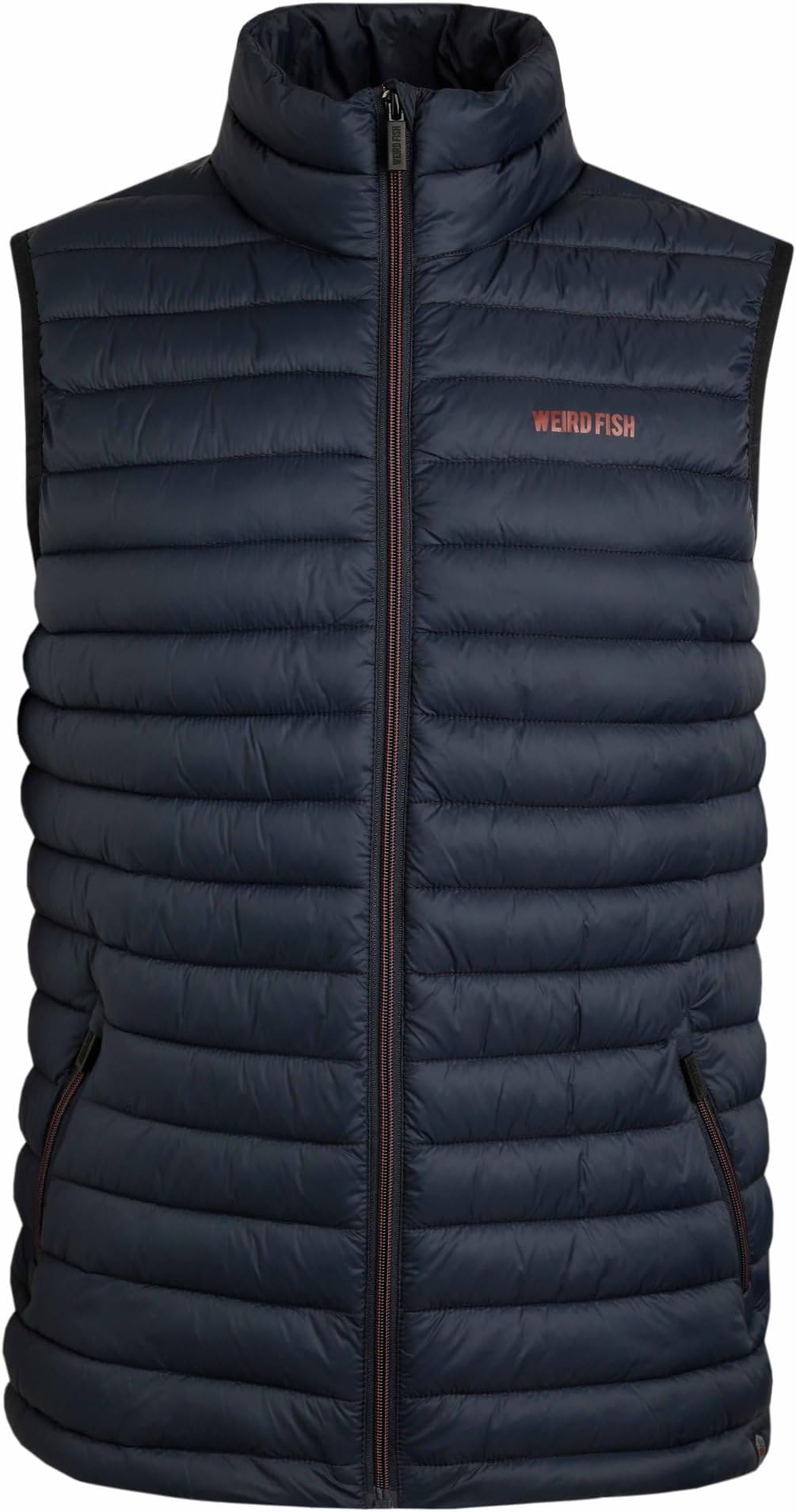 Weird Fish Langtree Lightweight Padded Gilet Navy