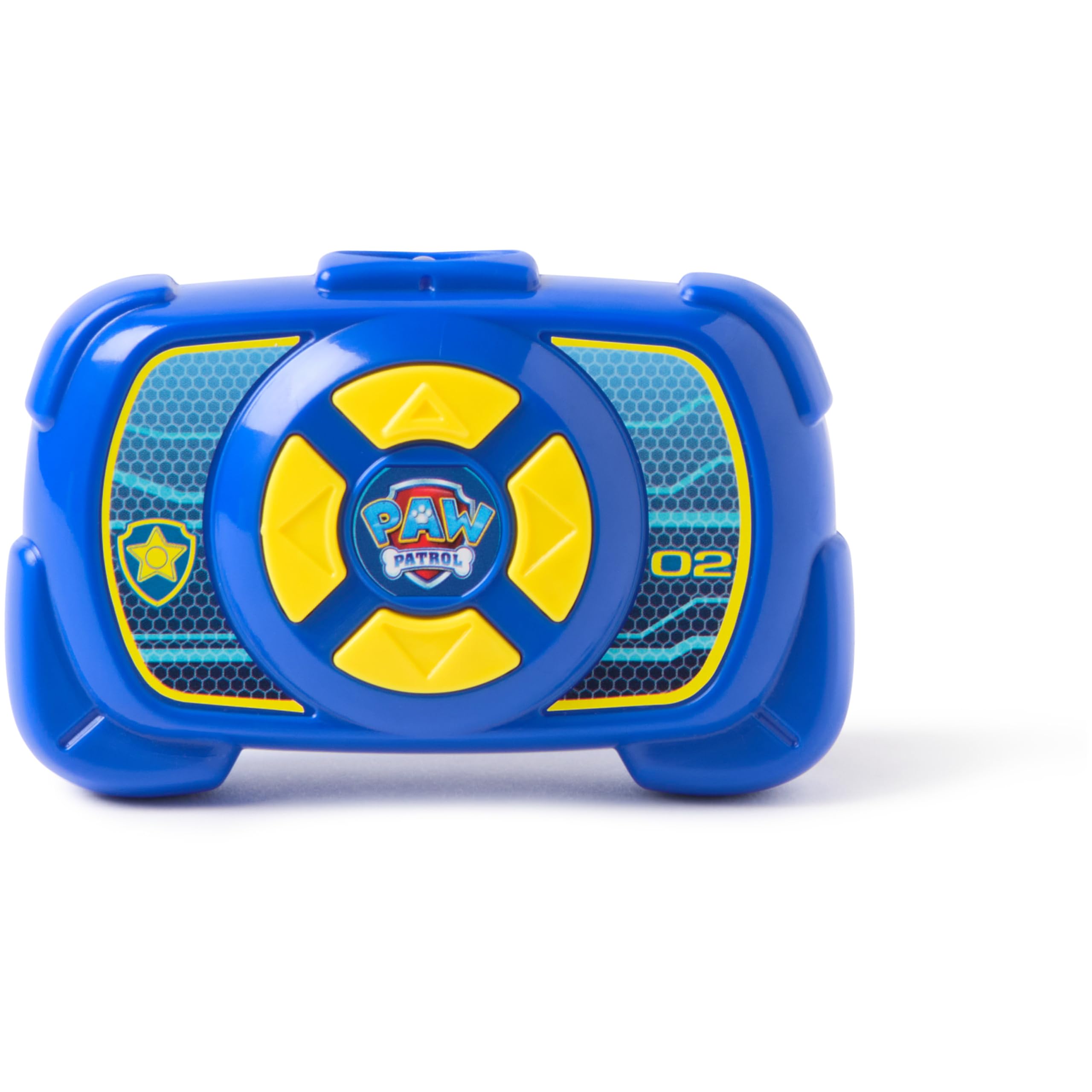 PAW Patrol Chase RC Action Cruiser, zdalnie sterowany samochód ze światłami LED i kontrolerem Easy-Steer, zabawki dla dzieci dla chłopców i dziewcząt w wieku 3 lat i starsze | Łatwy pilot - Efekty świetlne - Naprawiona figurka Chase - Samochód dziecięcy 2