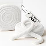 Fluffy Cotton Coil 40ft – 100% Pure & Hypoallergenic Natural Cotton Strip for Skincare, Nail Polish Removal, Baby Care, Crafts & Beauty Use – Ultra Soft, Absorbent & Easy to Tear