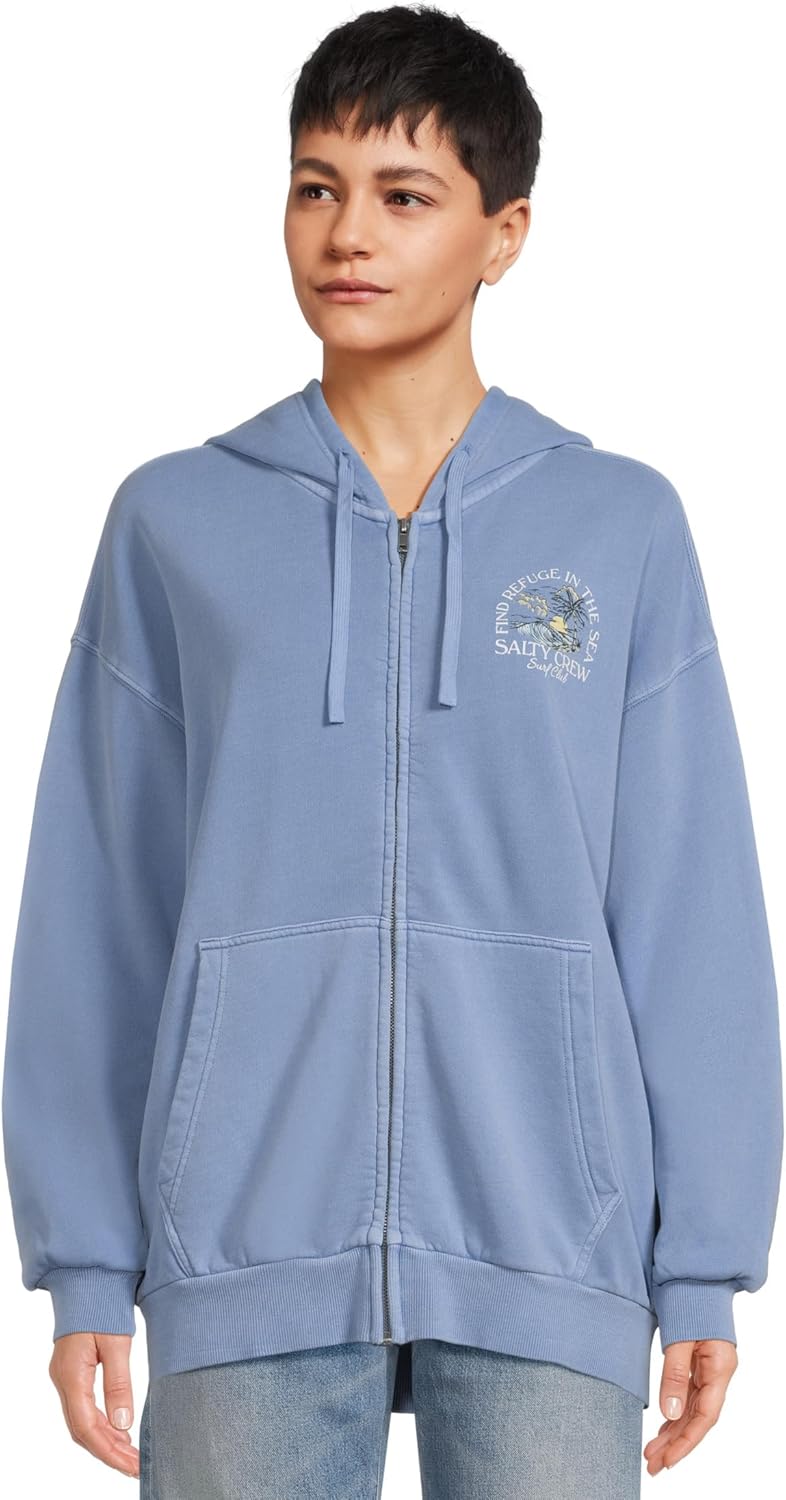 Salty Crew womens Surf Club Zip Hoodie