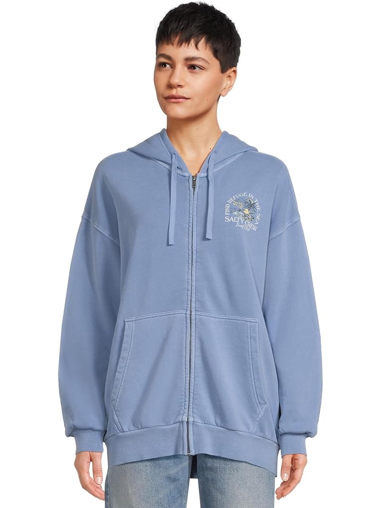 Blue Salty Crew Surf Club Zip Hoodie