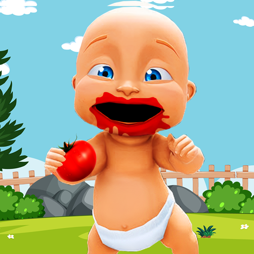 Spiel „Naughty Baby Hide Garden Prank Daddy“