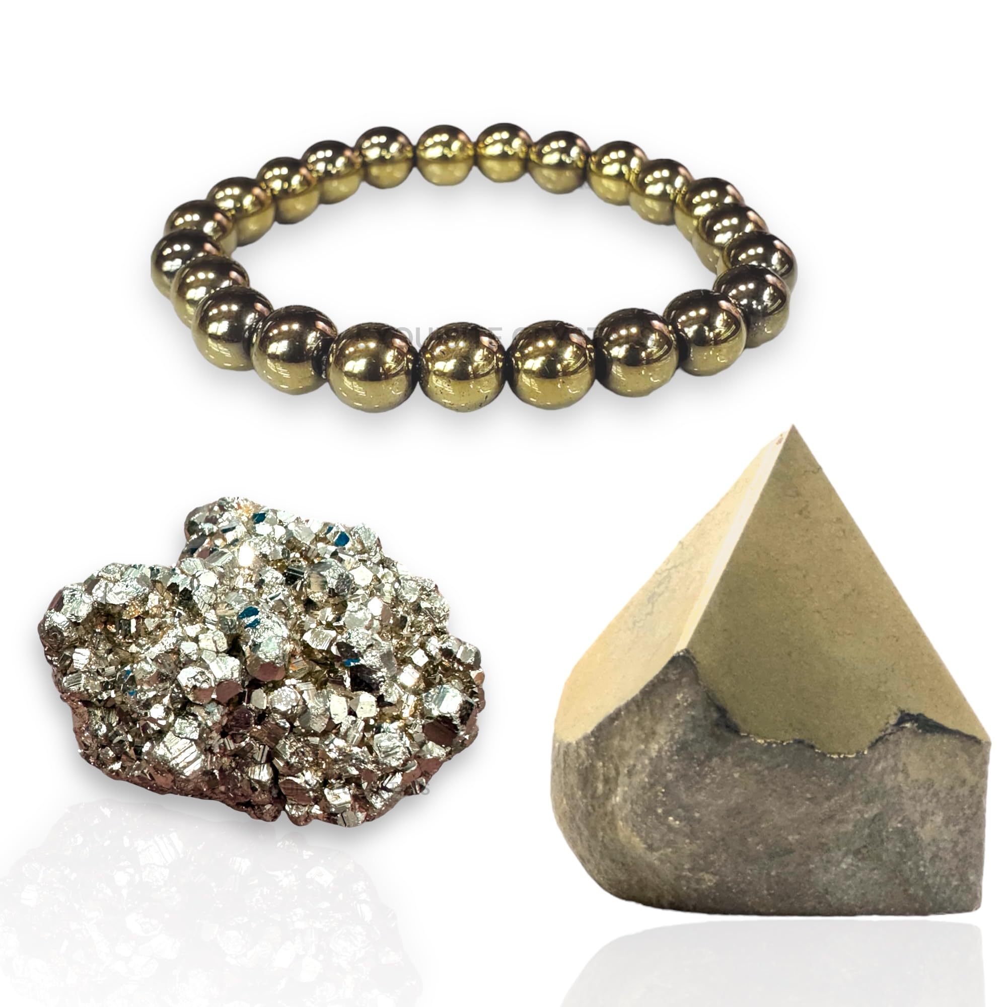 Exquisite Crystals Pyrite Stone Bracelet And Pyrite Stone Point For Vastu- Natural Energised Golden Pyrite Stone For Unisex Adult (B0CKQVYV69) Amazon Price History, Amazon Price Tracker