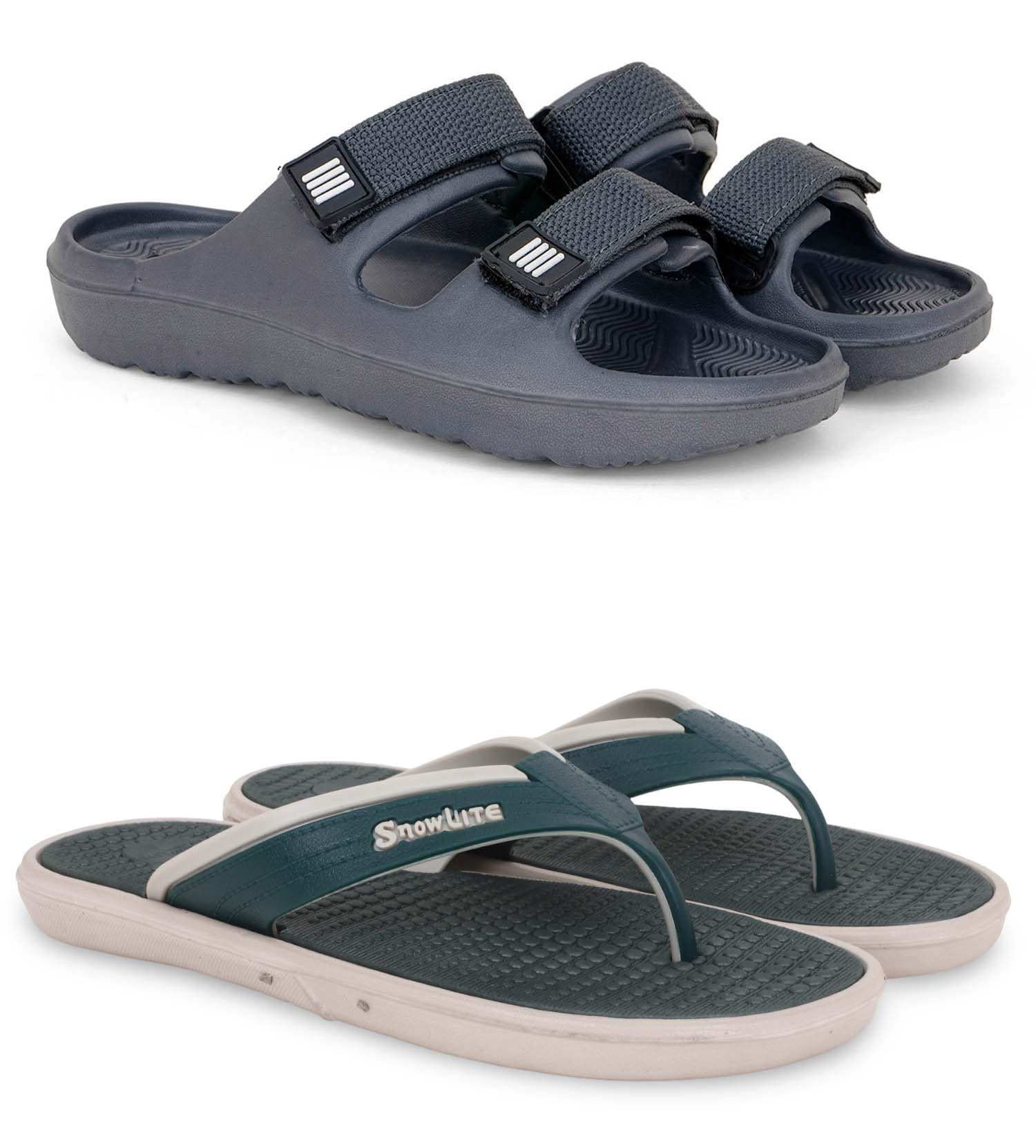 pampy angel Slipper/Flip Flops/Slides/Clogs/Sandals for Men, Comfortable & Light Weight| Stylish & Anti-Skid | Casual Waterproof & Everyday Flip Flops for Men & Boys Combo Pack of 2-picture-35
