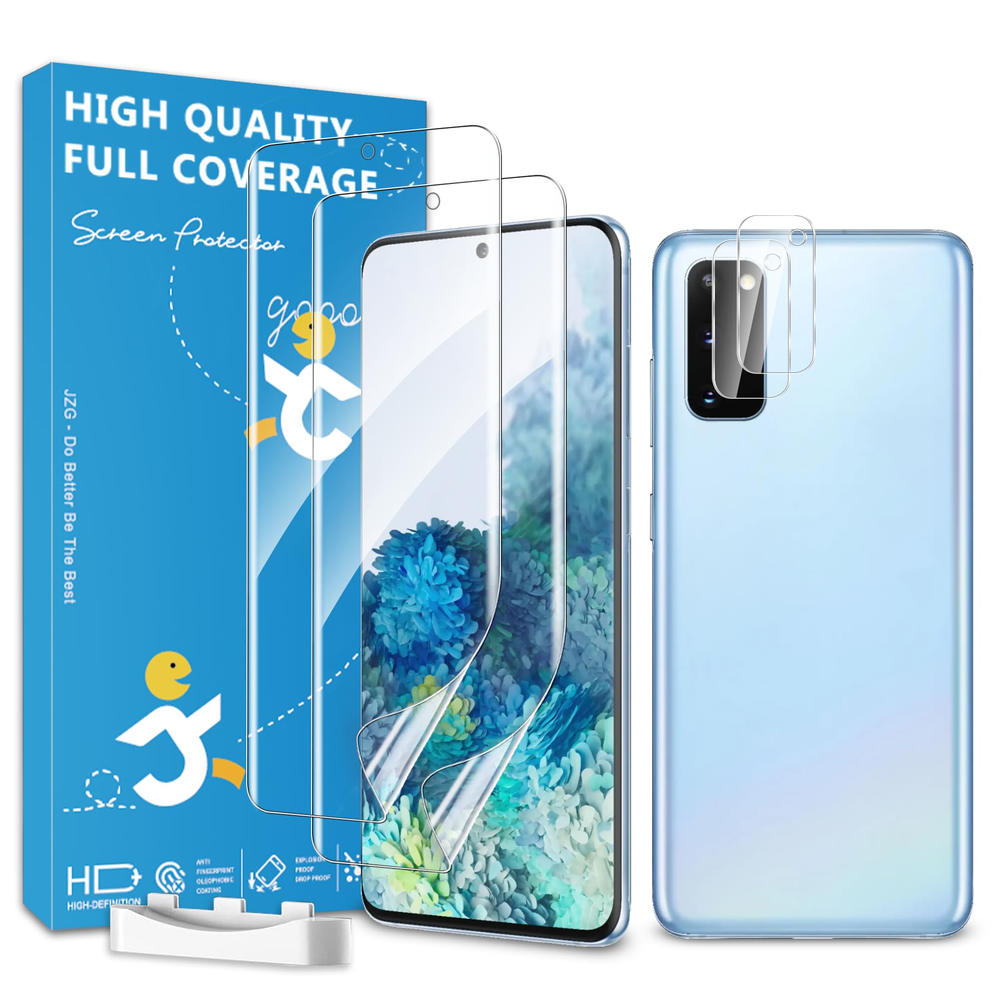 ジャンク GALAXY S20 Amazon.com: JZG 2 Pack for Samsung S20 Screen Protector [Soft Film