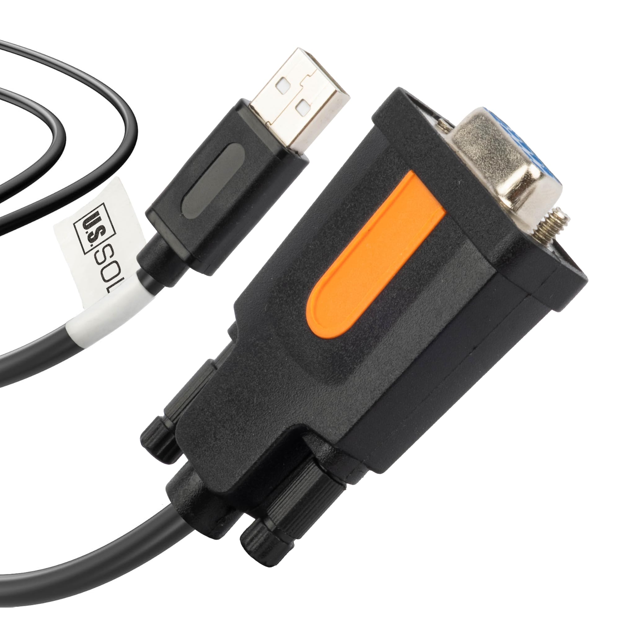 Câble USB vers RS232 DB9 femelle avec chipset FTDI pour équipements U.S. Solid Windows 11, 10, 8.1, 8, 7, Vista, XP, 2000, Linux et Mac OS 1,5 m