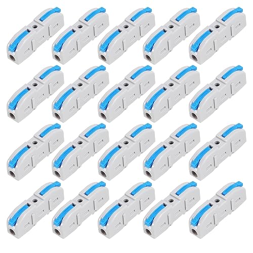 Vista 36 de DIANN Conectores de cable de palanca, empalmes en línea de 3 circuitos, conector de cable eléctrico SPL-3, tuercas de palanca, conectores de alambre