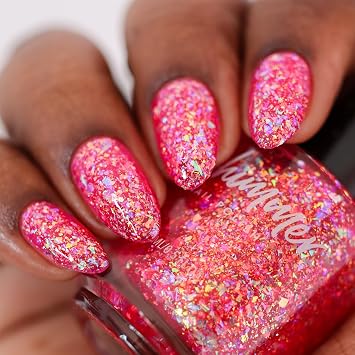 KBShimmer Ferris One Of All Jelly Flake Nail Polish 0.5 oz Full Sized Bottle
